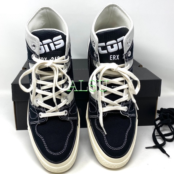 Converse Chuck 70 High Black White Women Sneakers - Picture 5 of 12